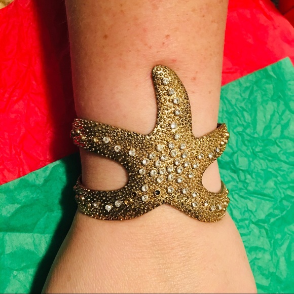 Starfish Cuff Bracelet - Mud Pie - Picture 2 of 4